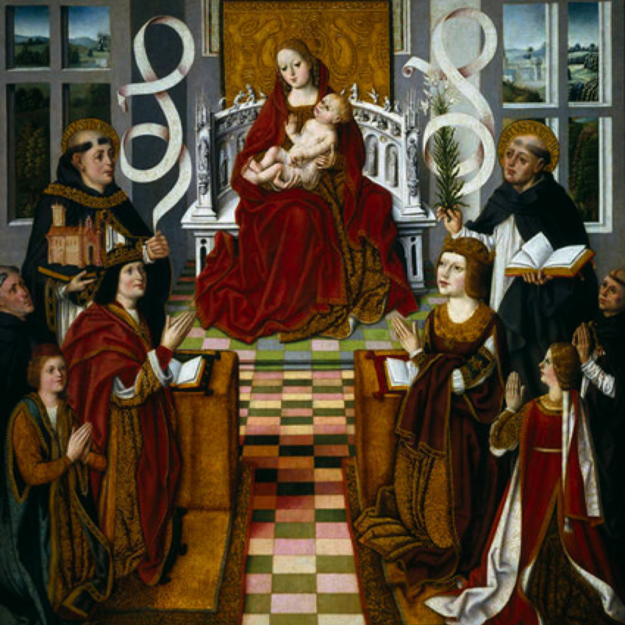 “La Virgen de los Reyes Católicos”. Anónimo español del s. XV. Colección del Museo Nacional del Prado. Madrid.