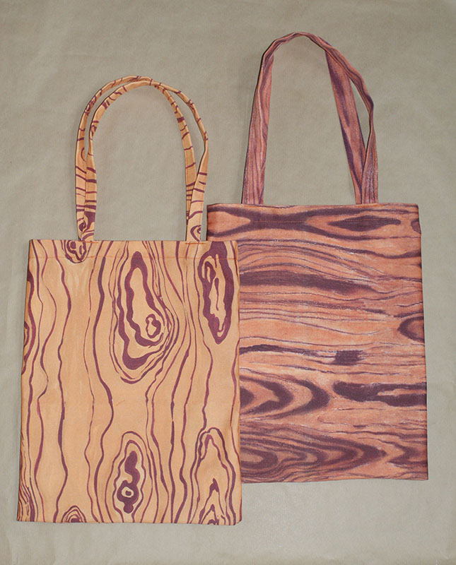 madera bolsos